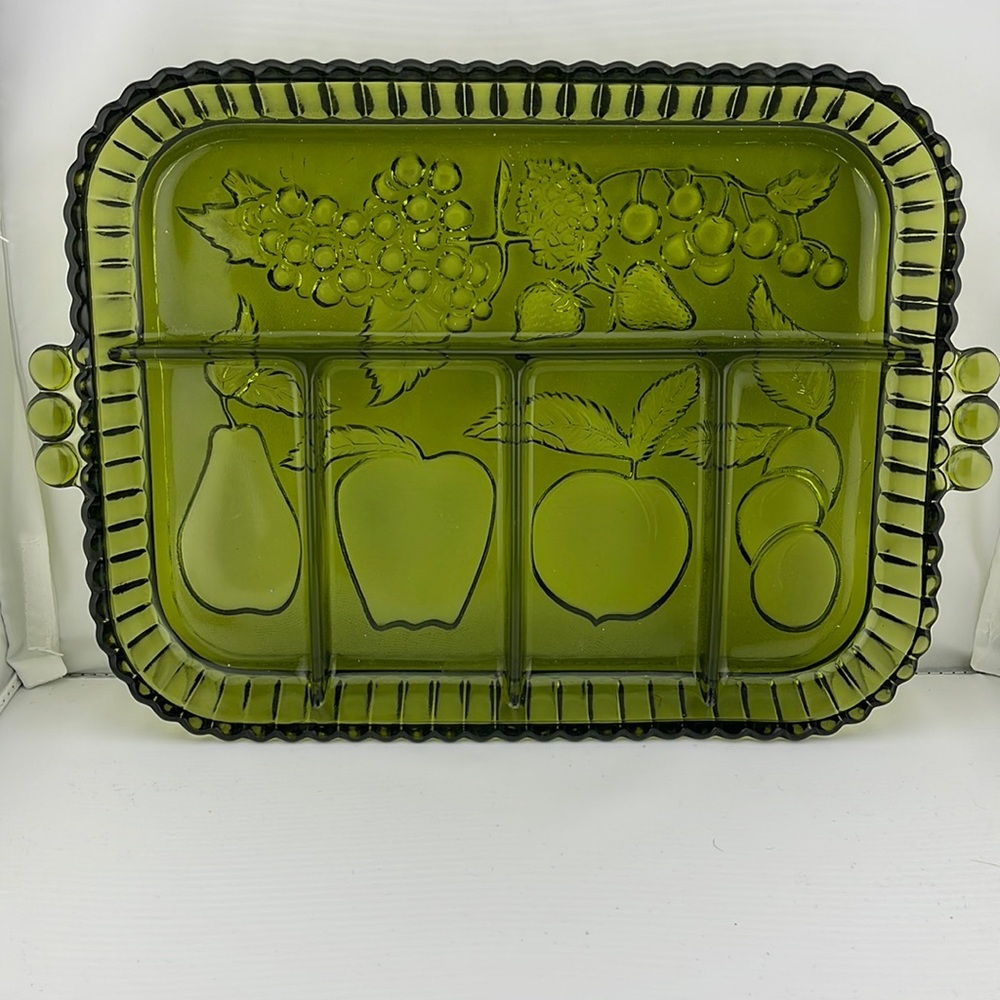 Indiana Glass 5 Part Tray